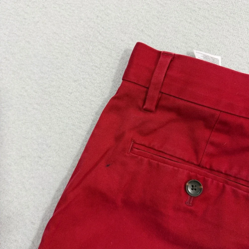 Banana Republic Chinos Men's 30x30 Red Mason Athletic Tapered Fit Rapid Movement
